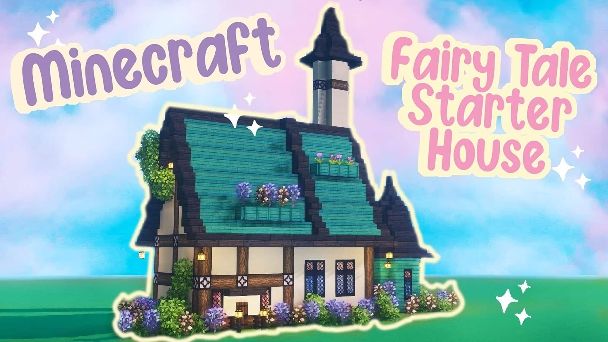 Pink Fairycore Starter House in Minecraft - TBM | TheBestMods