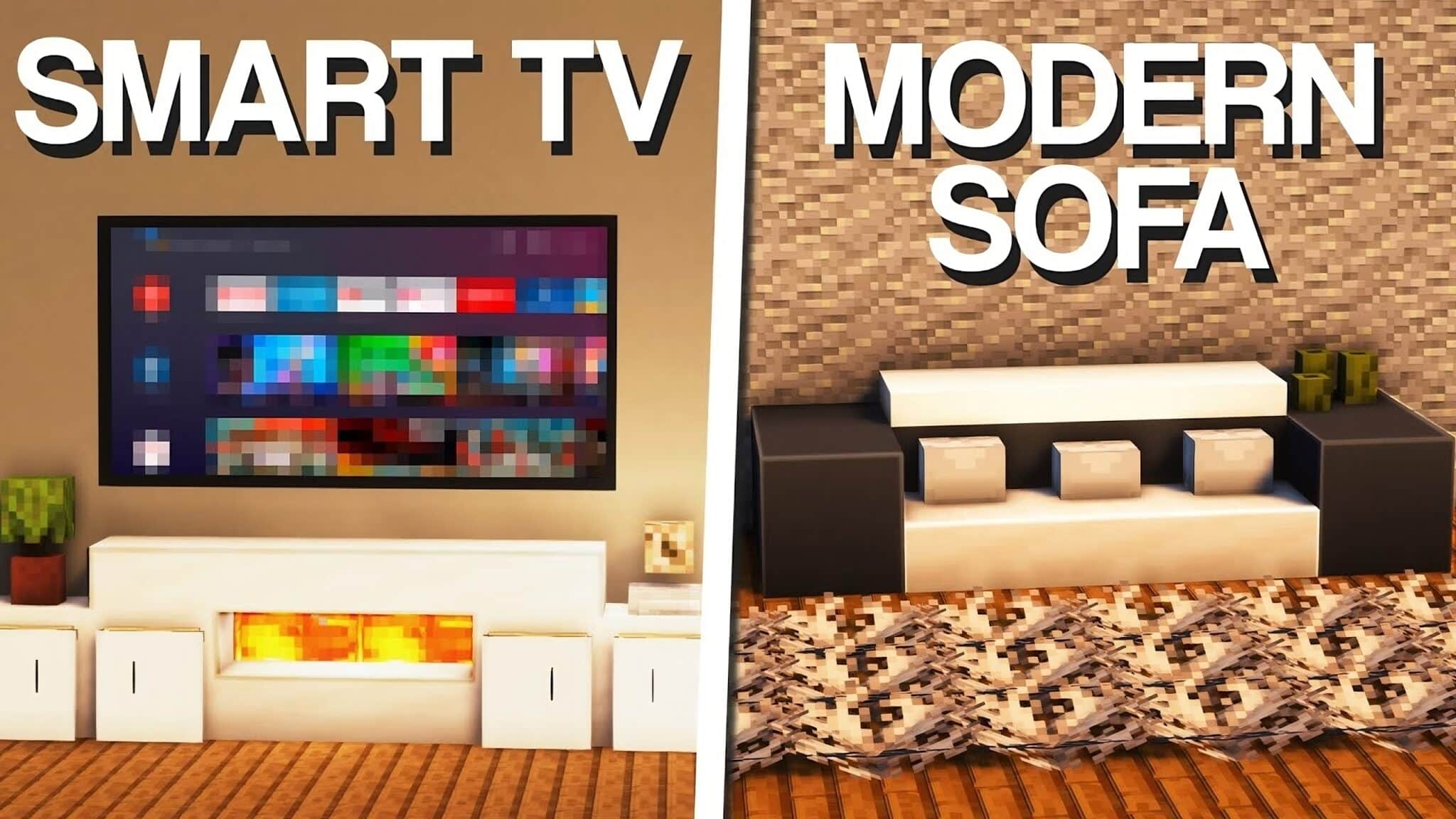 10+ Living Room Build Ideas in Minecraft - TBM | TheBestMods