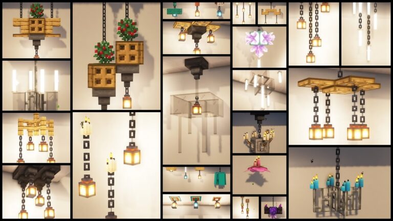 Minecraft Ribbed Ceiling 40+ Various Ceiling Decoration Designs in Minecraft - TBM | TheBestMods