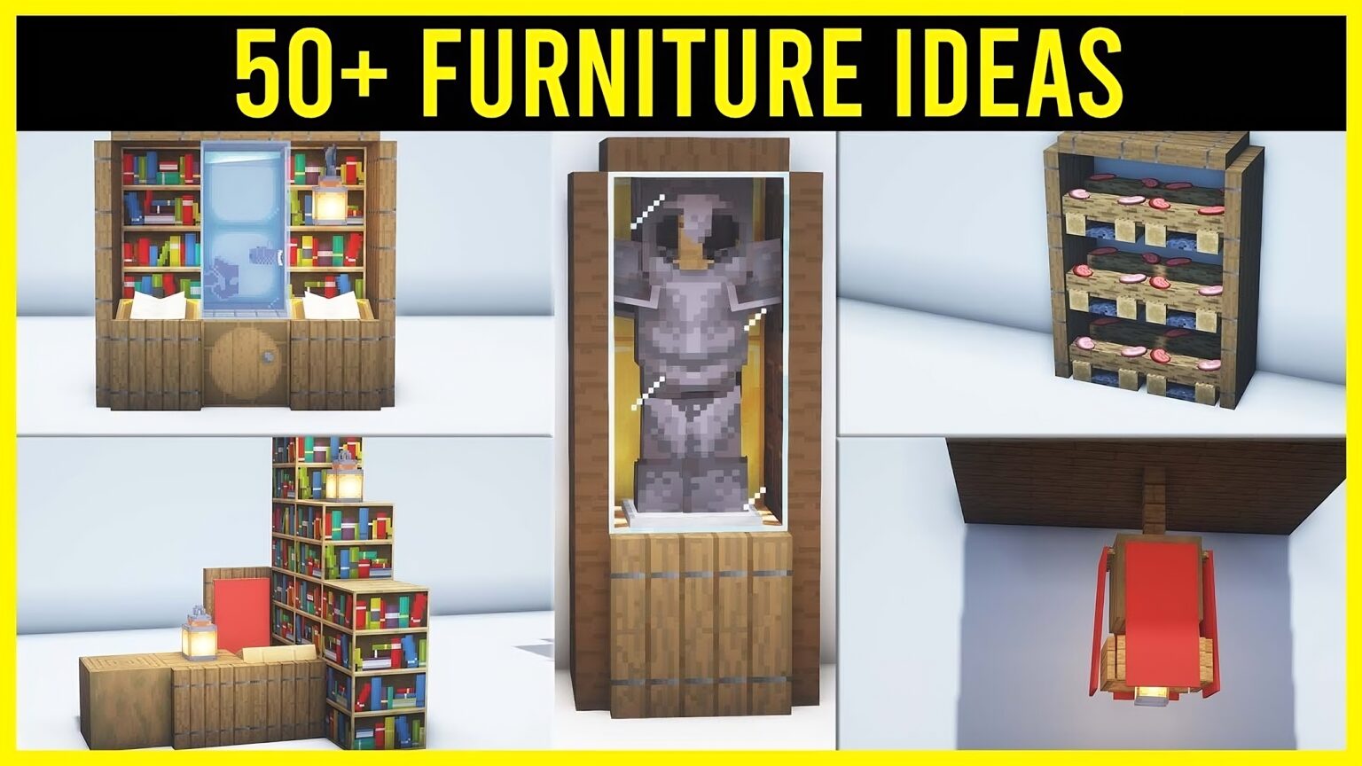 Hanging Couch Design in Minecraft - TBM | TheBestMods