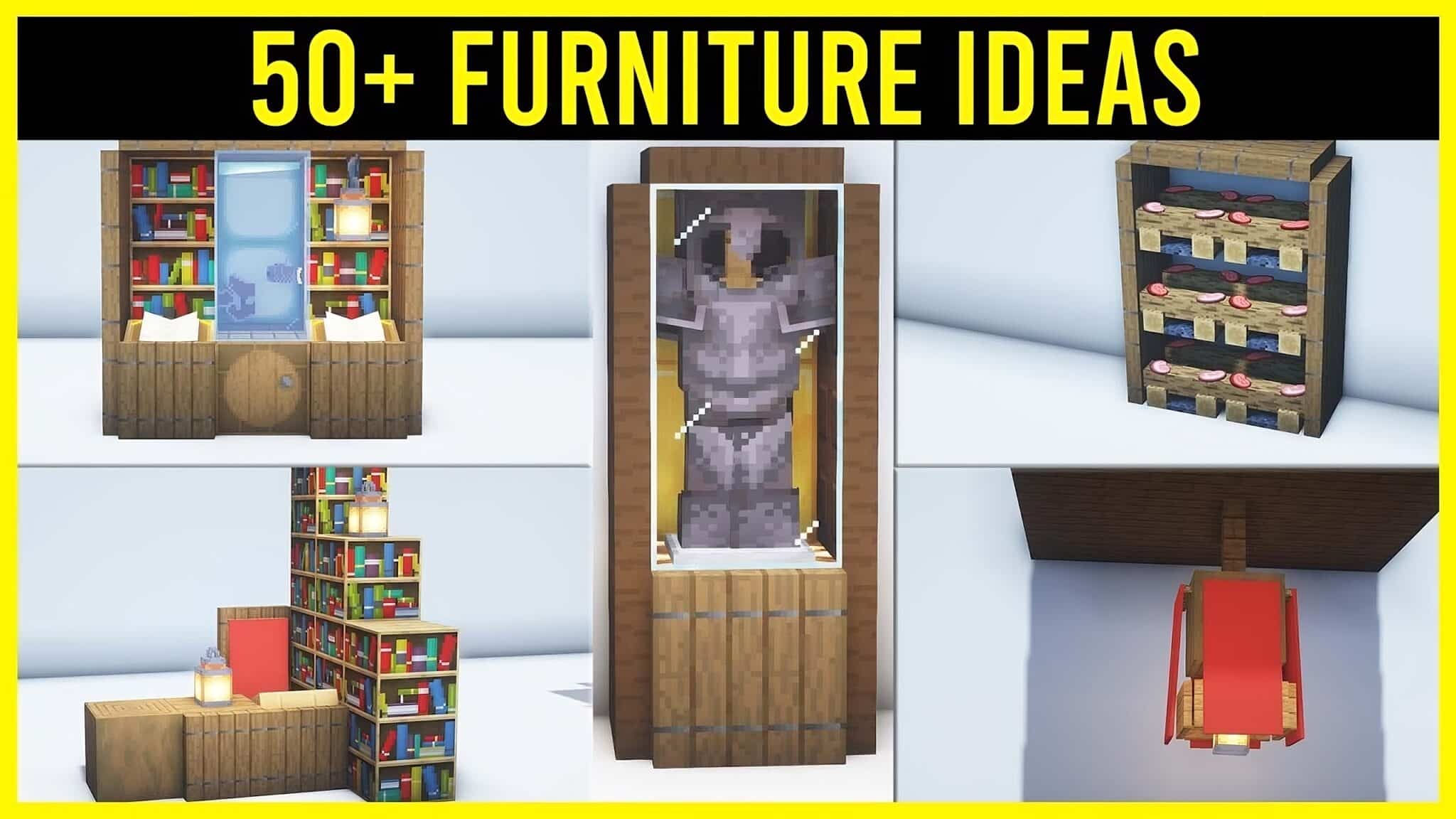 Best Living Room Furniture Design Ideas in Minecraft - TBM | TheBestMods