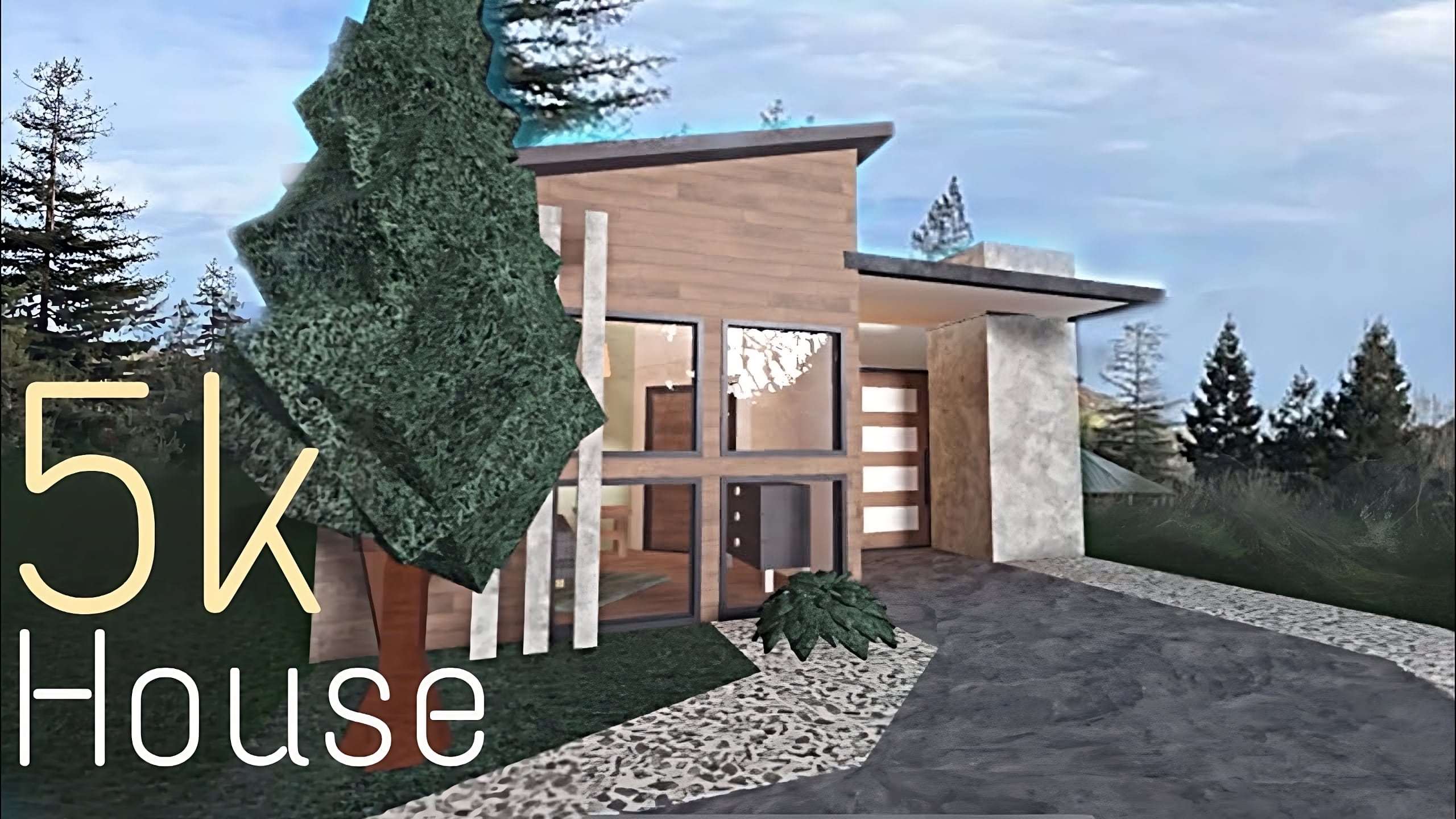 Affordable and modern Bloxburg house