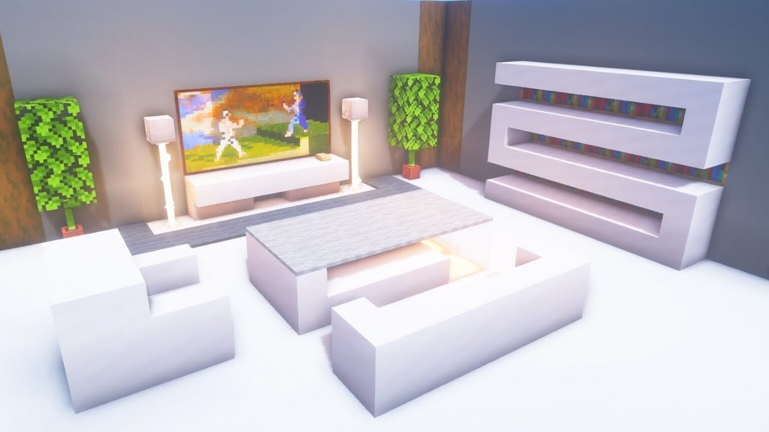 Best Living Room Furniture Design Ideas in Minecraft - TBM | TheBestMods