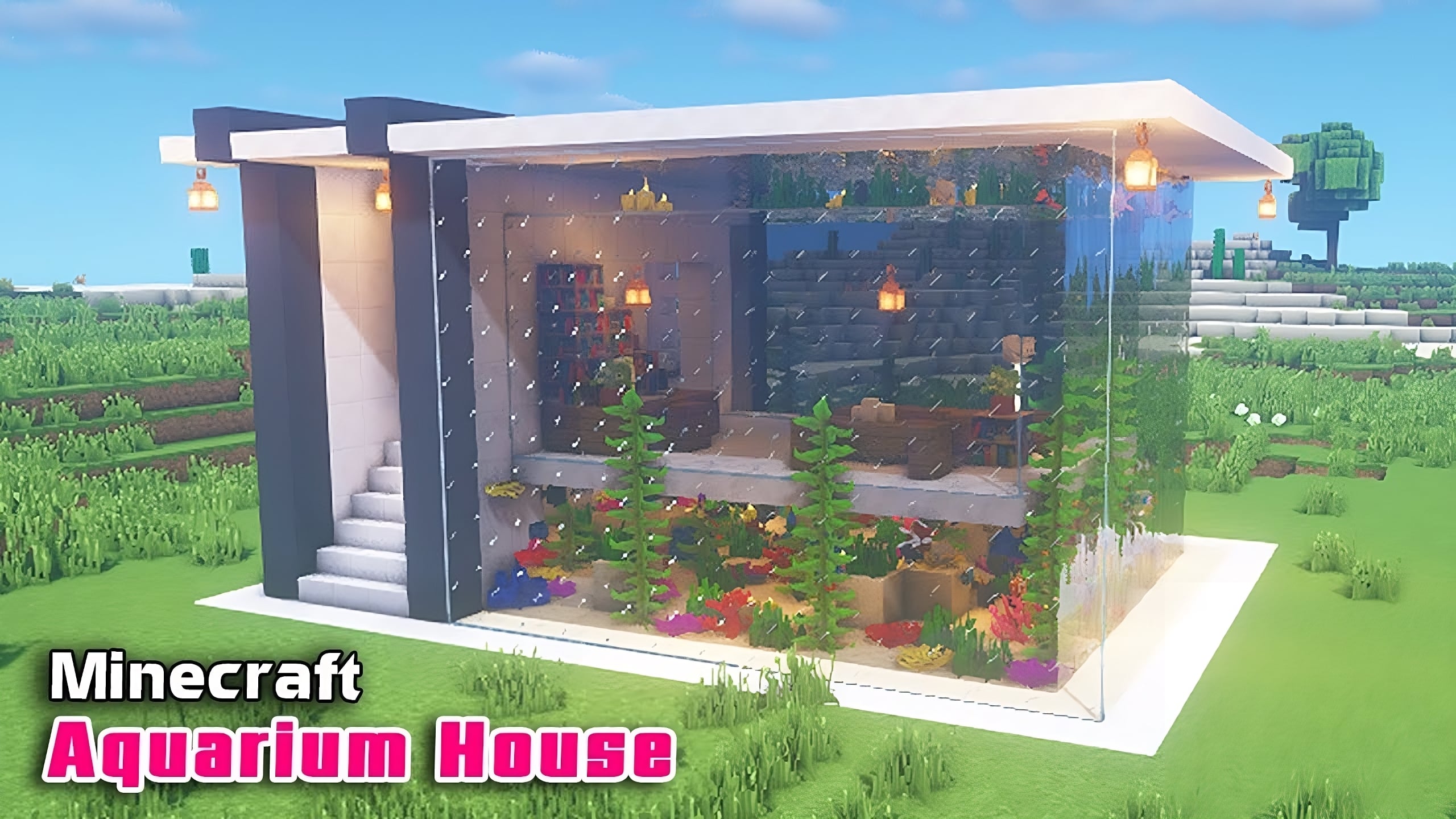 Wonderful Aquarium House In Minecraft TBM TheBestMods