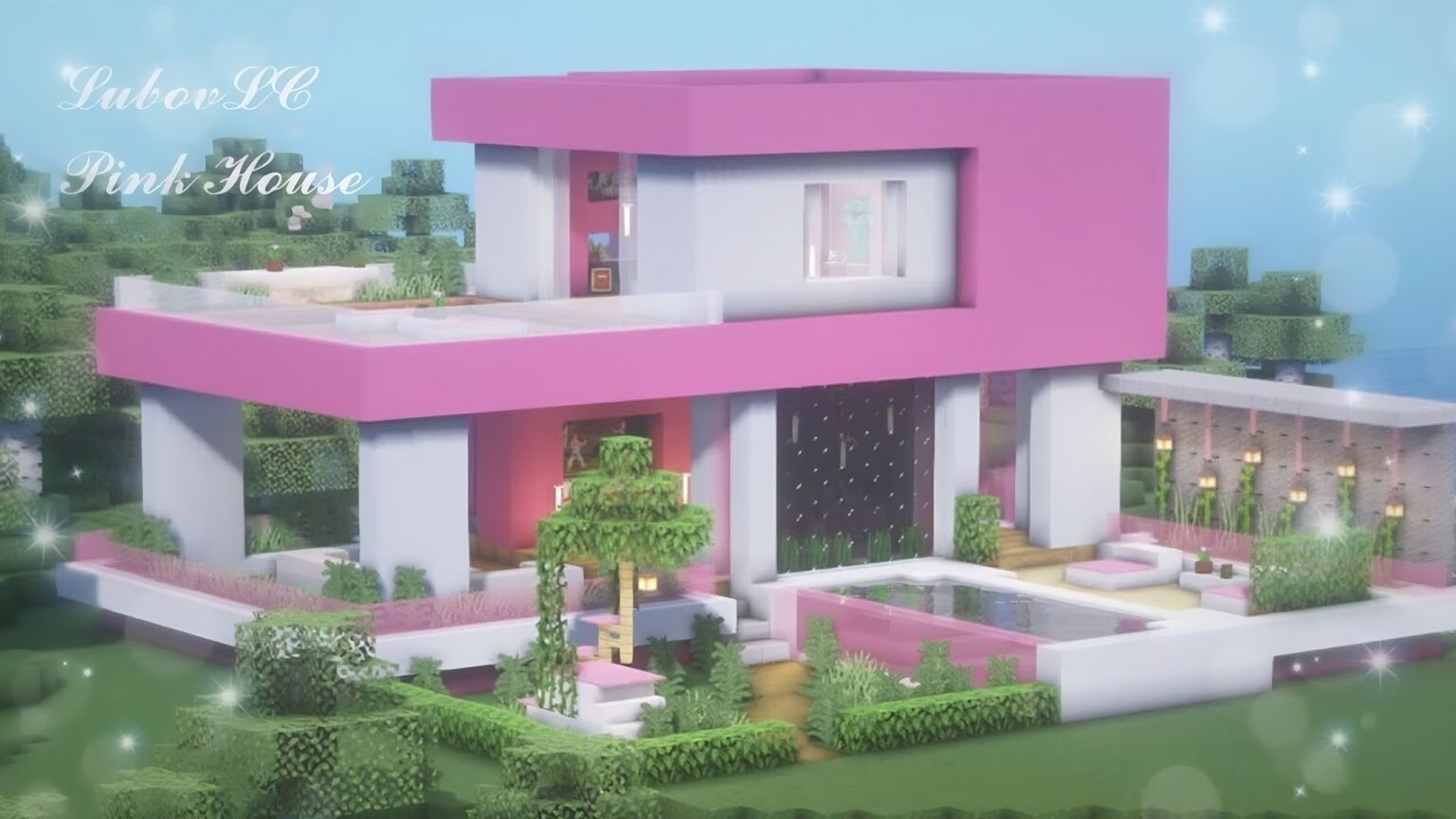 Gorgeous Pink House Design Ideas in Minecraft - TBM | TheBestMods