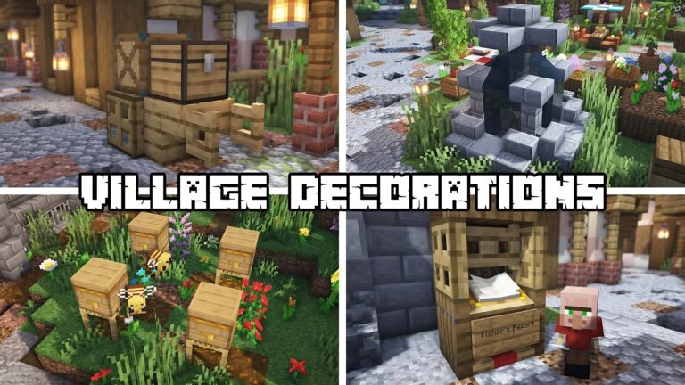 Interesting Decoration Ideas in Minecraft - TBM | TheBestMods